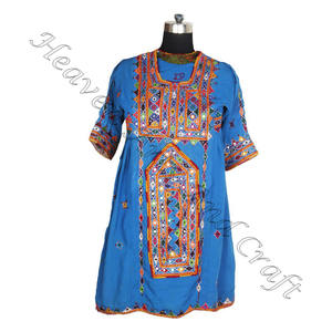 BDR039 Real Vintage Balochi Tribal Vestido bordado de tamaño completo Vestido vintage gitano Vestido único bohemio Real Vintage hecho a mano - Product Image 3