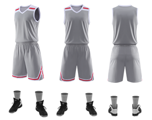 Ensembles de maillots de basket-ball avec logo personnalisé uniformes d'entraînement sportif de conception internationale vêtements d'été pour les hommes vente en gros de maillots de basket-ball - Product Image 5