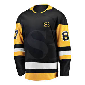 Vente en gros Personnalisé 100% Polyester Grande Taille Maillot de Hockey sur Glace Respirant avec Conceptions de Sublimation Caractéristiques Service OEM - Product Image 5