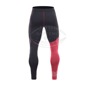 Mallas de Compresión para Hombre, Ligeras, Elásticas, Transpirables, Cintura Elástica Ajustable, Spandex/Poliéster, Largo Completo para Gimnasio - Product Image 2