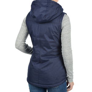 Sudaderas con capucha sin mangas para mujer de Estilo Chaleco informal más nuevo Color personalizado para sudaderas con capucha de entrenamiento de gimnasio con bolsillo - Product Image 2