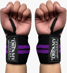 Power Lifting Cross Training Heavy Duty Levantamiento de pesas Muñequeras Logotipo personalizado Tipos de muñequeras de gimnasio impresas - Product Image 4