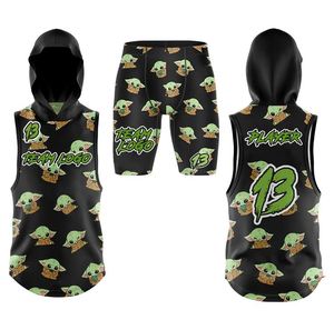 Ensemble de vêtements d'équipe de football 7on7 avec logo personnalisé uniformes imprimés respirants de compression fabriqués en usine fournisseur OEM - Product Image 2