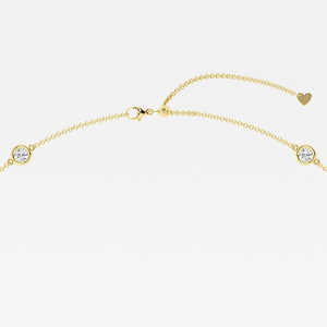 Elegante Collar de Diamantes Redondos de 300 Quilates Cultivados en Laboratorio, en Oro Blanco de 14K, Joyería de Lujo Hecha a Mano - Product Image 6