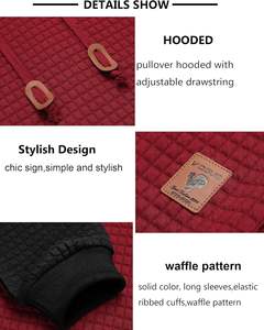 Sweat à capuche pull en coton pour hommes 420 GSM sweat à capuche surdimensionné en polaire brossée chaude pour l'hiver sweat imprimé personnalisé - Product Image 5