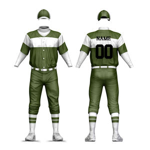 Uniforme de baseball imprimé de logo personnalisé fabriqué en usine meilleure qualité nouvelle arrivée ensemble d'uniformes de baseball pour les vêtements d'équipe - Product Image 1