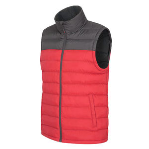 Chaleco acolchado de invierno personalizado para hombre, cálido, transpirable, ligero, de tela, estilo informal, Reversible, sin mangas, chaqueta acolchada - Product Image 2