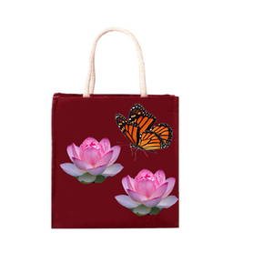 กระเป๋าผ้าปอกระเจาขนาดใหญ่เป็นมิตรกับสิ่งแวดล้อมกระเป๋าสานมีหูหิ้วสีน้ำตาลผลิตในแถบเบงกอลตะวันตก - Product Image 1