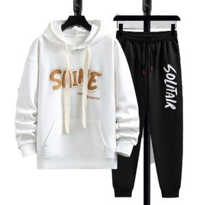 Ensembles de vêtements de sport de jogging personnalisés pour hommes, survêtement uni pour l'entraînement, survêtement pour le jogging et l'exercice - Product Image 1