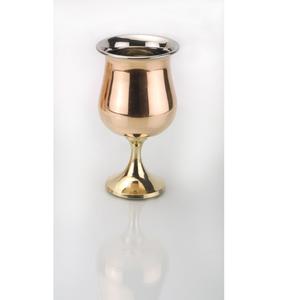 Gobelet en acier inoxydable écologique de qualité supérieure 300ml fond en laiton verres en cuivre pur servant des mariages de restaurant à domicile - Product Image 1