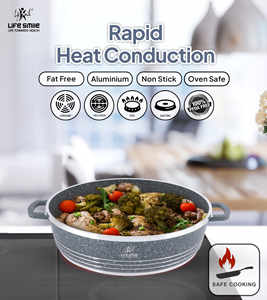 Casserole antiadhésive avec revêtement en granit multi-couches antiadhésif - Product Image 6