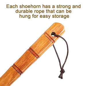Shoehorn 70 with <b>Stand</b>, Long Handle, Wooden Shoehorn, 27.5 Inch, Made in Japan, Shoehorn, Khaki Color,Oak Wood - Product Image 4