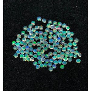 9mm Naturel Éthiopien Opale À Facettes Rond Brillant Coupe Lâche Gemme AAA Grade Couleur Jouer Opale De Feu Bijoux De Fournitures Indiennes - Product Image 2