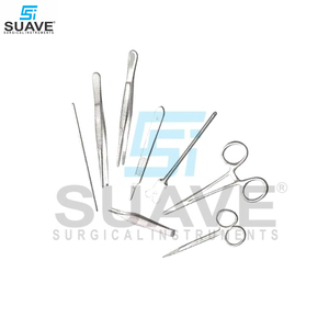 Multi Functional Surgical Dressing <b>Kit</b> Bandage <b>Suture</b> Scissor Forceps Tray Set Use For Surgery By SUAVE SURGICAL INSTRUMENTS - Product Image 6