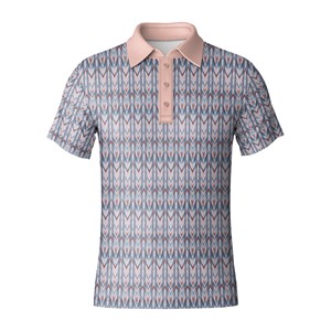 Lightweight Anti-Wrinkle Jersey Golf for <b>Shirt</b> Men's Polyester Spandex Quick Dry Breathable Activewear Custom Logo OEM Vietnam - Product Image 4