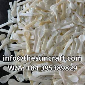 Cuillère en nacre de qualité supérieure, cuillère à caviar pour les dîners de luxe, restaurant, hôtel, vente en gros en provenance du Vietnam - Product Image 4