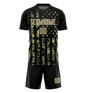 เสื้อฟุตบอลแบบมีสไตล์ชุดกีฬาแห้งเร็วพิมพ์โลโก้ได้ตามต้องการ - Product Image 3