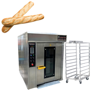 Horno fácil de usar, tostadoras eléctricas, motor de 1Hp, horno rotativo de 8 bandejas con carro Altuntop, hornos de Gas para panadería, fabricante de Vietnam - Product Image 1