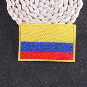 แผ่นผ้าทอลายทแยงแผ่นผ้าปักธงประเทศแบบกำหนดเองแผ่นผ้าปักลายด้วยเตารีดตกแต่งเสื้อผ้าหัวใจดอกไม้ - Product Image 3