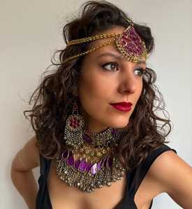 Ensemble Afghani Vintage en Acier Inoxydable au Design Fait Main et Personnalisé de Haute Qualité, Prix de Gros pour Femmes - Product Image 5