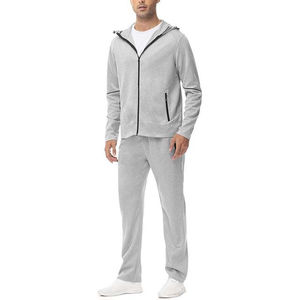 ชุดวอร์มกีฬาผู้ชายแบบมีฮู้ด ผ้าระบายอากาศ น้ำหนักเบา สำหรับออกกำลังกาย สไตล์ลำลอง - Product Image 3