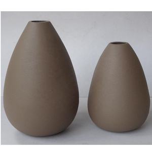 Hot Selling <b>Green</b> Metal Modern <b>Table</b> Vase in <b>Mat</b> Pink Modern Decorative Metal Aluminium Vase Set of 2 Piece Modern <b>Table</b> Vase - Product Image 4