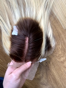 Ady Hair Vietnamese 100% Virgin Human Hair Bleached Knots Natural <b>Silky</b> Wavy Lace Front Single Weft Customized Lace <b>Top</b> Wig - Product Image 5