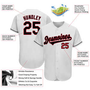 Proveedor mayorista de camisetas de béisbol sublimadas auténticas, ropa profesional cosida de secado rápido transpirable para clubes escolares - Product Image 3