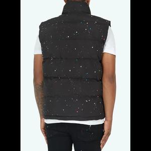 Chaleco acolchado de bloque de color informal con cremallera y logotipo de marca personalizado para hombre, chaquetas de material de relleno de poliéster/nailon DE CALIDAD 100% - Product Image 6