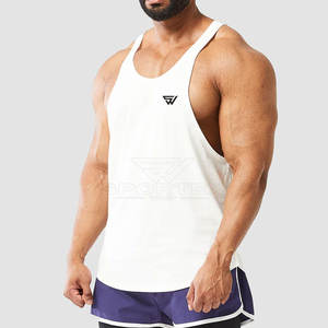Camiseta sin mangas transpirable cómoda para culturismo y gimnasio para hombre, camiseta sin mangas transpirable personalizada para hombre - Product Image 1