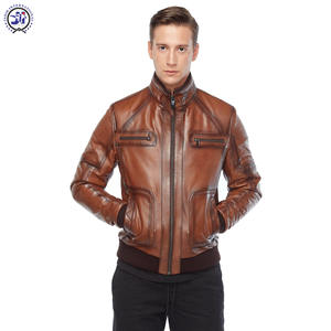 Venta al por mayor de alta calidad de peso ligero mejor diseño 2024 hombres chaqueta de cuero a la venta ahora - Product Image 2