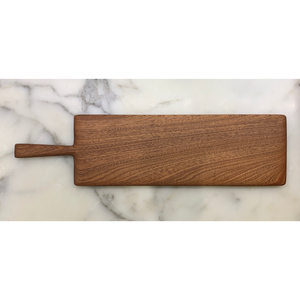 Planche à découper rectangulaire en bois naturel de style écologique combinaison de différentes finitions et textures pour la cuisine à domicile - Product Image 3