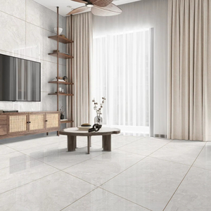 Azulejos de porcelana brillante sin fin 600x1200 | Azulejos de pared y suelo de gran formato pulido de primera calidad 24x48 | Diseños de exportación modernos y duraderos - Product Image 1