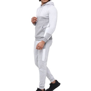 Men's Casual Solid <b>Track</b> <b>Suits</b> High Quality Customized Logo & Size Custom Made Breathable Lightweight Polyester/Cotton - Product Image 2