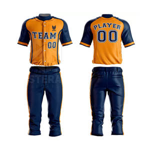 Uniformes de Béisbol Personalizables para Adultos, Ligeros y Transpirables, de Poliéster de Alta Calidad para Softbol, Más Vendidos - Product Image 3