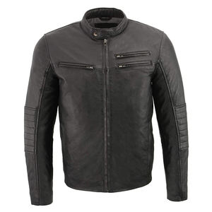 Chaqueta Bomber de piel de vaca auténtica 100% para hombre, talla grande, letra Vintage, transpirable, Anti-UV, temporada de invierno, tela de lona baja - Product Image 4