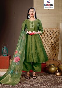 Conjunto de Kurti para Mujer, Diseño Tradicional Étnico, Elegante para Oficina, Bodas y Fiestas, Ropa Elegante de Secado Rápido y Elástica - Product Image 2