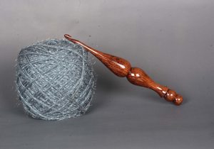Premium Wooden <b>Crochet</b> Hook Collection for Yarn Crafts Resin Embellished <b>Set</b> for Effortless Knitting - Product Image 2