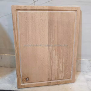 Polished End Grain Beech Wood Cutting Board Thick Butcher <b>Block</b> Chopping Board for Kitchen Wood Crafts <b>Wooden</b> Boxes Wall Signs - Product Image 5