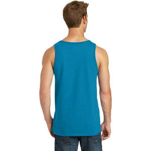 OEM personalizado al por mayor Slim Fit cuello redondo algodón camisetas sin mangas negro ropa de hombre de talla grande sin mangas de los hombres camisetas sin mangas de verano - Product Image 6