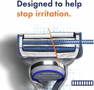 Rasoir Gillette Skinguard pour homme avec 1 poignée et 7 recharges de lame de cartouche L'emballage peut varier - Product Image 4