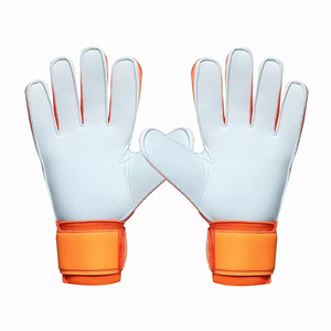 Gants de gardien de but de football personnalisés de haute qualité, en cuir imperméable, protection complète des doigts, fermeture à cordon, couleurs personnalisées - Product Image 5