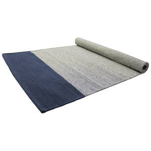 Tapis de yoga pliable de luxe en coton naturel de couleur unie, imprimé sur mesure, tendance et de qualité supérieure, à prix compétitif - Product Image 1