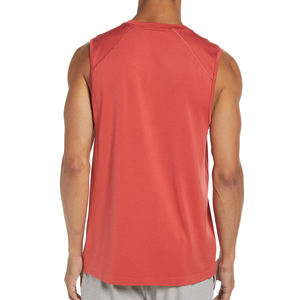 Camiseta de algodón 100% sin mangas para hombre, chaleco de viaje con logotipo personalizado liso, ropa deportiva de entrenamiento, camisetas sin mangas para gimnasio - Product Image 2