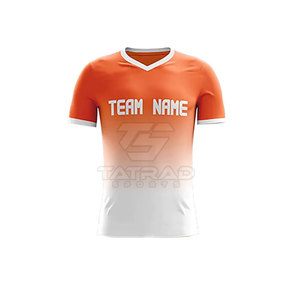 Tenues de football imprimées à manches courtes 100 % polyester, légères, respirantes et à séchage rapide, kits d'entraînement de football OEM en gros - Product Image 5