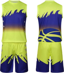 Maillots et shorts de basket-ball réversibles Kits d'uniformes double face Impression de logo et de nom personnalisée Commandes en gros directes d'usine - Product Image 1