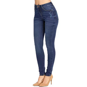 Women Jeans Fashion High Waist Washed Stretch Jeans <b>Denim</b> <b>Trousers</b> Ripped Skinny Jeans for Women - Product Image 3