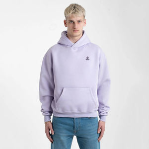 Sudadera con Capucha Lisa al por Mayor para Hombre, Tallas Grandes, Estilo Urbano, 100% Algodón, Otoño, Personalizable con Bordado y Estampado - Product Image 1