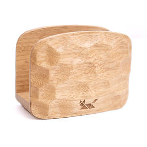 Porta Servilletas de Madera Natural Ron Puli Modern Bitter Coffee - Duradero y Ecológico para Restaurantes, Salas de Estar, Fiestas y Bodas - Product Image 1