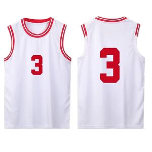 Camiseta de baloncesto personalizada, combinación de 10 colores, diseños en blanco, naranja, azul cielo, rosa, Morado, negro, violeta, amarillo, uniforme - Product Image 1